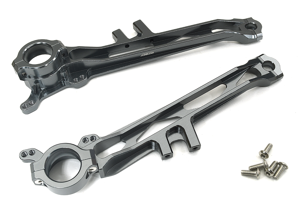 C34222GUN Alloy Machined Lower Suspension Arms for Tamiya Super Clod Buster - Image 1