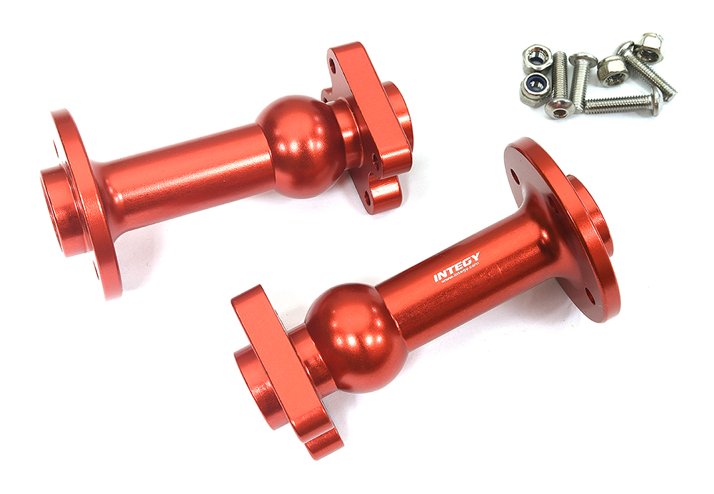 C34224RED Aluminum Drive Shaft Tubes for Tamiya Super Clod Buster (require C34220) - Image 1
