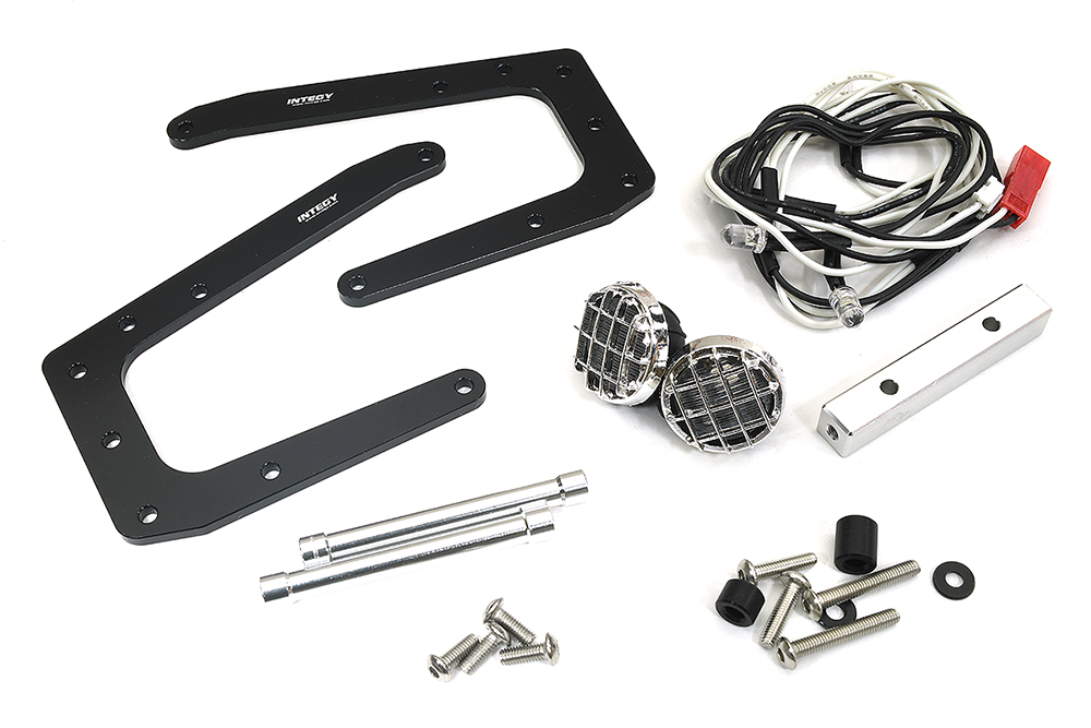 C34227BLACK Alloy Machined Front Axle Gearbox Protection Guard for Tamiya Super Clod Buster - Image 1