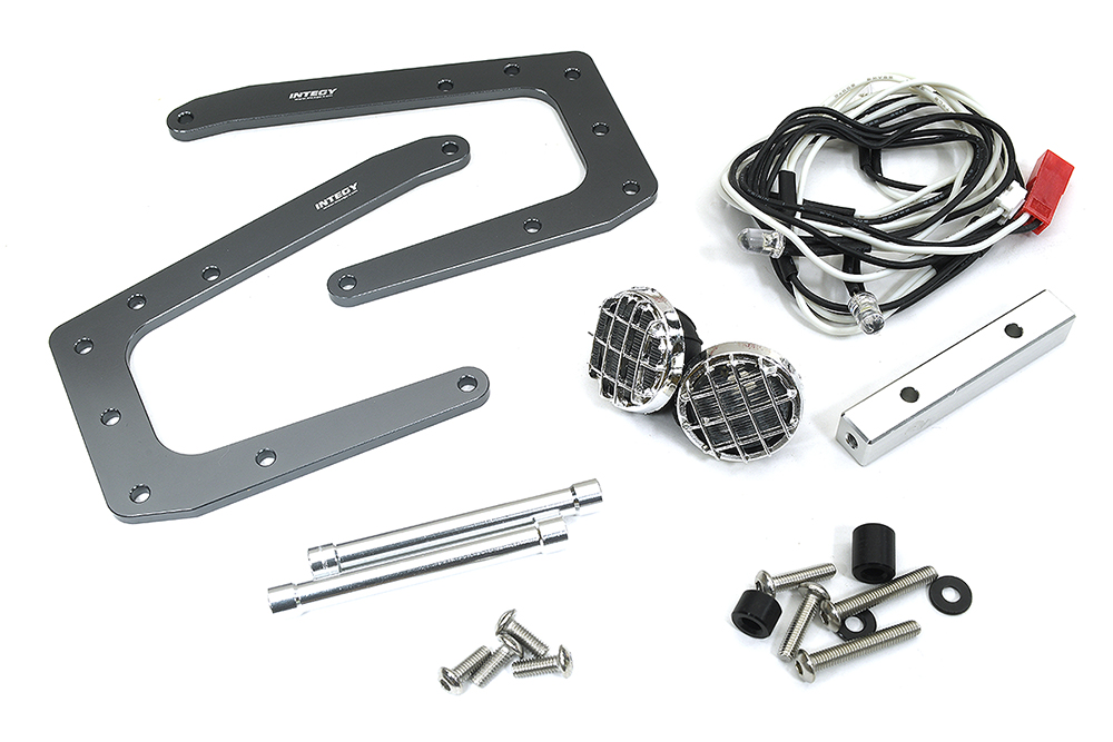C34227GUN Alloy Machined Front Axle Gearbox Protection Guard for Tamiya Super Clod Buster - Image 1