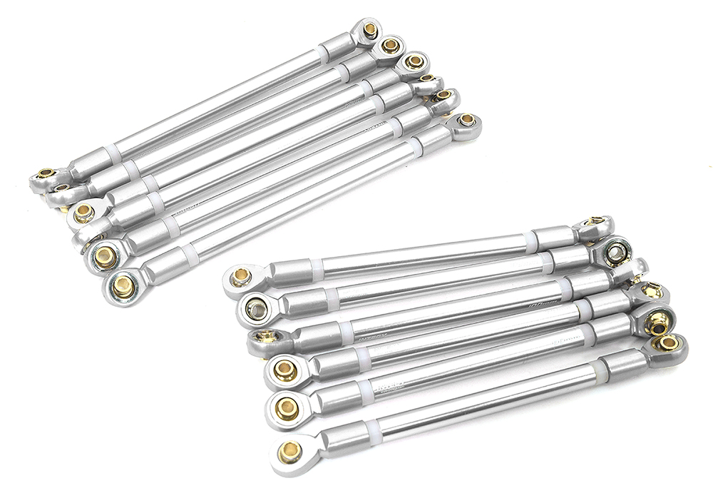 100mm & 115mm Alloy Linkages (12) for Tamiya Super Clod Buster 6X6 Conversion