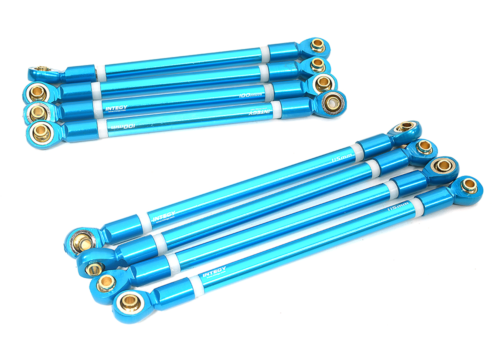100mm & 115mm Alloy Linkages (8) for Tamiya Super Clod Buster, require C34216