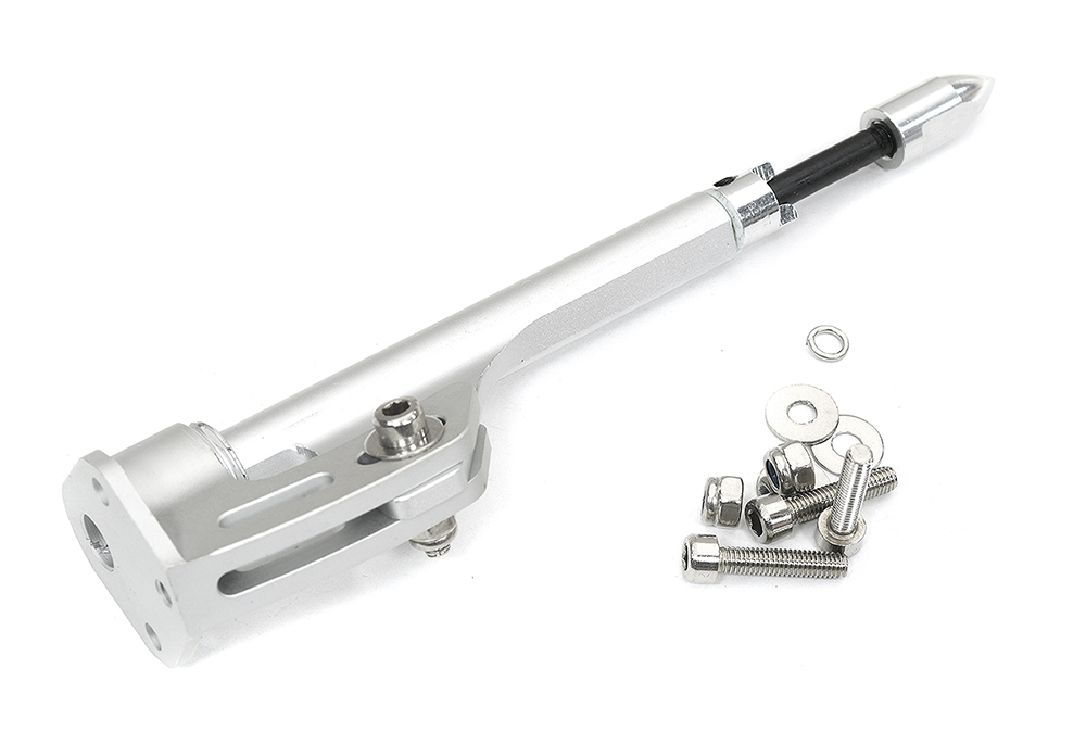 Low Profile Aluminum 80mm Adjustable Strut w/ 4mm Shaft for Square Cable