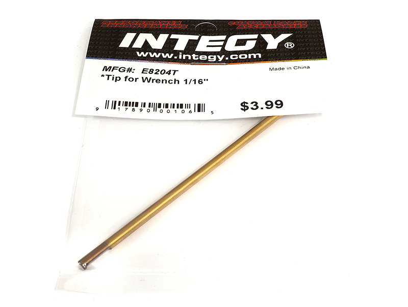 E8204T Replacement Allen Hex Tip for Wrench 1/16(L=100mm) (O.D.=3mm) - Image 1