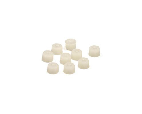 EXM4001 White Plastic Lock Nut for M3 Screw (Pack of 10) - Image 1