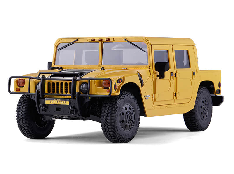 FMS11261RSYL 1:12 2006 Hummer H1 Alpha RTR Yellow - Image 1