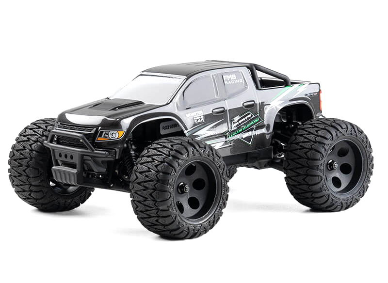 FMS12421BDRTRBK 1:24 FMT24 Chevrolet Colorado RTR Black Brushed - Image 1
