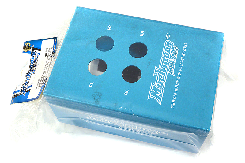 MMR-MB-8MSB Muchmore Racing 1/8 Off Road Buggy Maintenance Stand Blue - Image 1