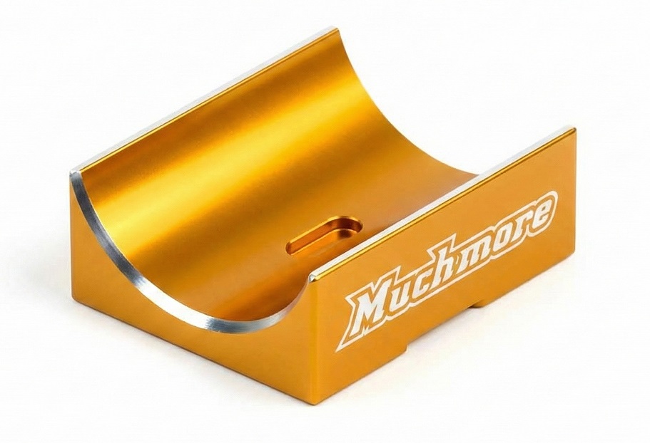MMR-MR-ACMO Muchmore Racing Aluminum Capacitor Mount Orange for FLETA EURO V2 - Image 1