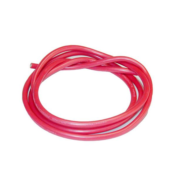 MMR-MR-WR16 Muchmore Racing 16 AWG Silver Wire - Red 90cm - Image 1