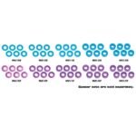 Muchmore Racing Color Aluminum Adjust Spacer 3.0x0.5mm Purple (6pcs)