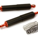 Realistic 74mm Alloy Off-Road Shocks w/ Internal Spring for 1/10 Scale Crawler