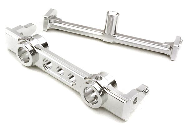 OBM1214SILVER 40mm Type Front Bumper Mount & Chassis Brace for SCX-10 Honcho, Jeep & Dingo - Image 1