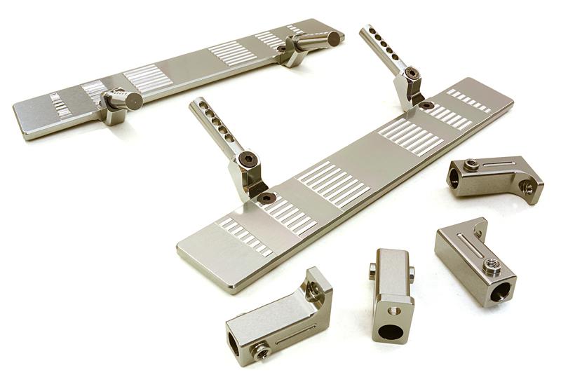 OBM1222GUN Billet Machined Realistic Side Step for SCX-10, Dingo, Honcho & Jeep - Image 1