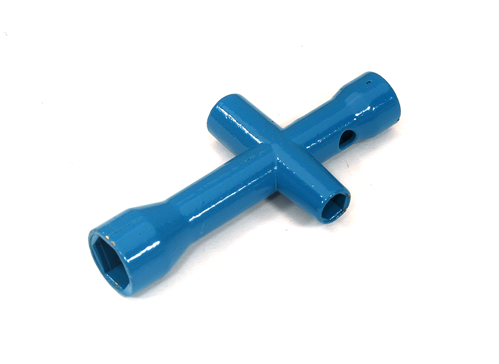OBM1474BLUE Pocket Size Mini Hex Socket Wrench 4mm, 5mm, 5.5mm & 7mm - Image 1