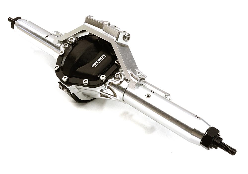 OBM1631SILVER Complete 4-Link Rear Axle w/ Internals for Axial SCX-10 & Custom 1.9 Crawlers - Image 1