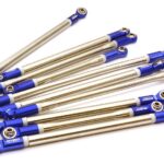 Complete Stainless Steel 10-Piece Linkage Set for Custom 1.9 & 2.2 Rock Crawlers