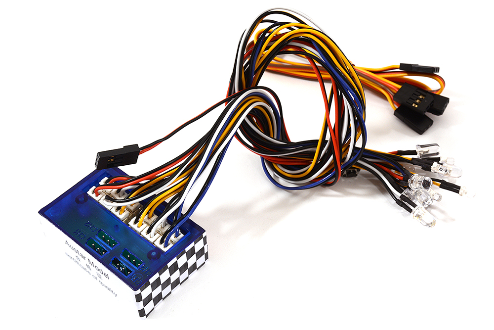 OBM1686 Complete LED Light (12) System w/ Control Box to RX for 1/10 Scale RC - Image 1