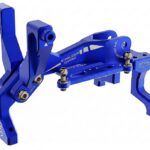 Aluminum Front Bulkhead for Auper D6 BLUE