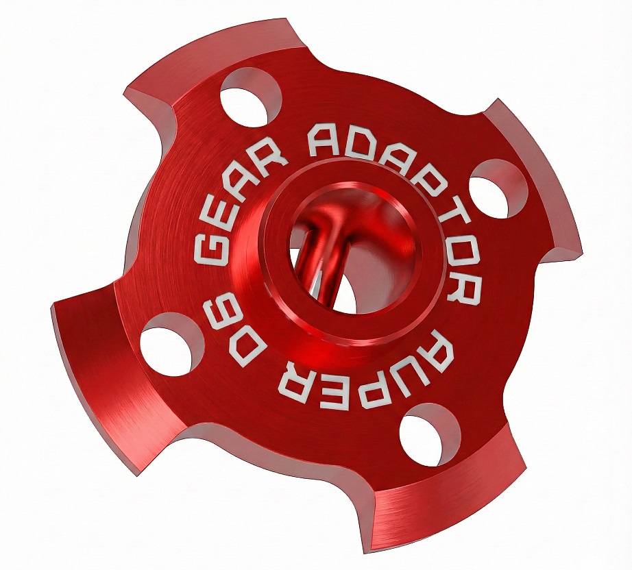 SAK-D6809DRE Spur Gear Adaptor for Auper D6 RED - Image 1