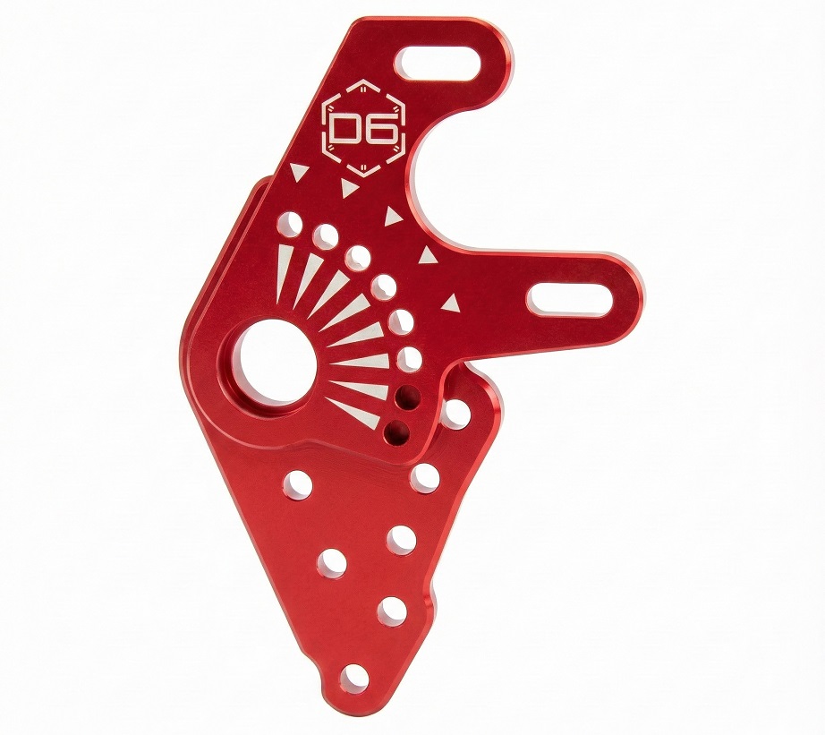 SAK-D6810RE Aluminum Motor Mount Heatsink for Auper D6 RED - Image 1