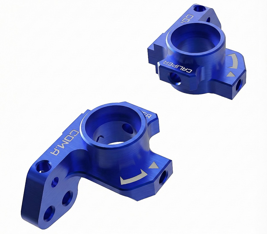 SAK-D6816BU Aluminum Rear Upright for Auper D6 BLUE - Image 1