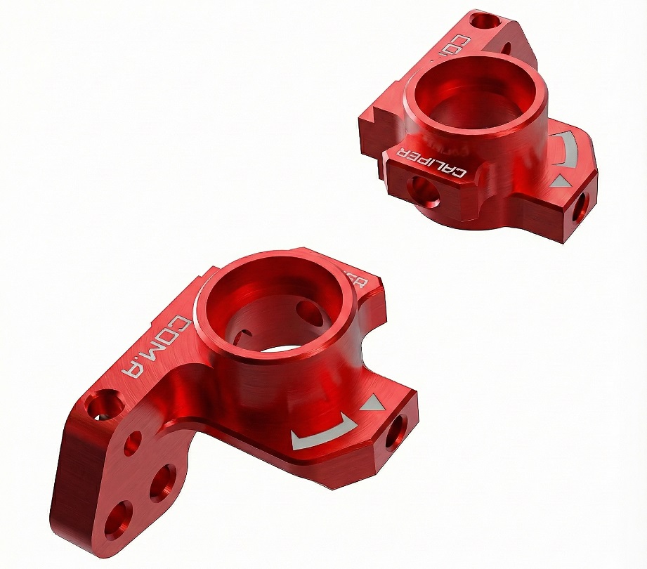SAK-D6816RE Aluminum Rear Upright for Auper D6 RED - Image 1