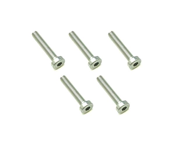 SQ-CSL-316 Square R/C M3 x 16mm Stainless Steel Low-Profile Cap Head Bolts (5 pcs.) - Image 1