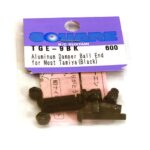 Square R/C Aluminum Damper Ball End for Most Tamiya (Black)