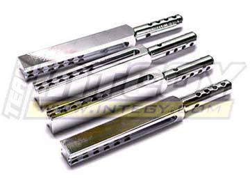 T3008CHROME Evo-4 Body Post (4) for T-Maxx 3903 3905 3906 3908 4907 4908 4909 4910v3v4 4914R - Image 1