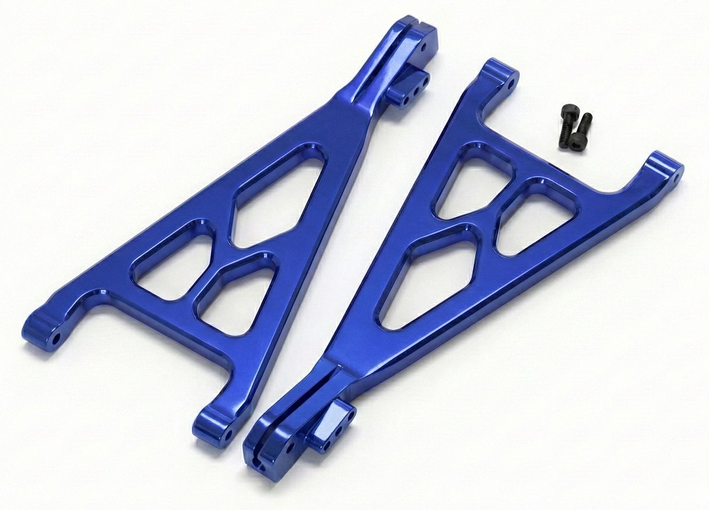 T3235BLUE Evolution-RS Rear Lower Arm for Traxxas 1/10 Revo 3.3, E-Revo - Image 1
