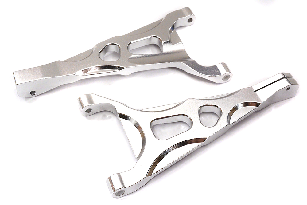 T3259SILVER Evolution5 Front Upper Arm for 1/10 E-Revo & Revo 3.3, E-Revo, Summit 5331 5332 - Image 1