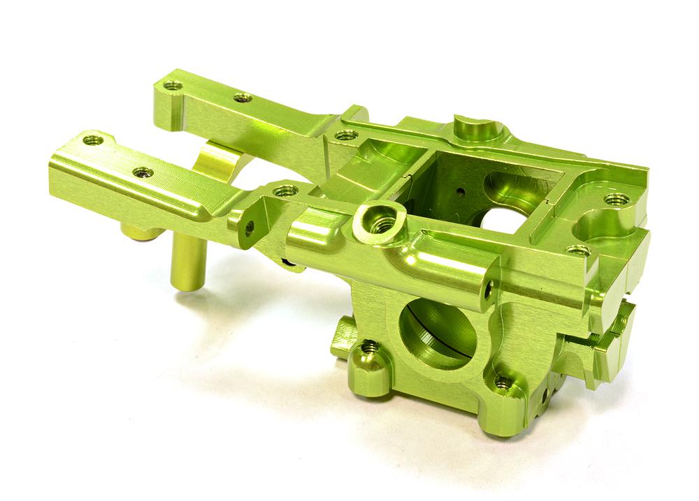 T3496GREEN Billet Machined Front Bulkhead for Traxxas 1/16 E-Revo, Slash, Summit, Rally - Image 1
