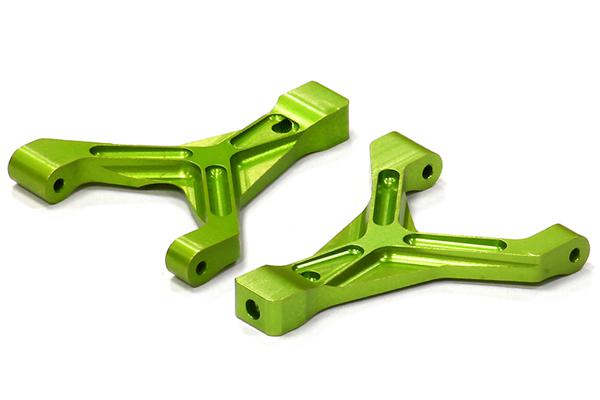 T3553GREEN Billet Machined T2 Front Upper Arms for Traxxas 1/16 Slash VXL & Rally - Image 1
