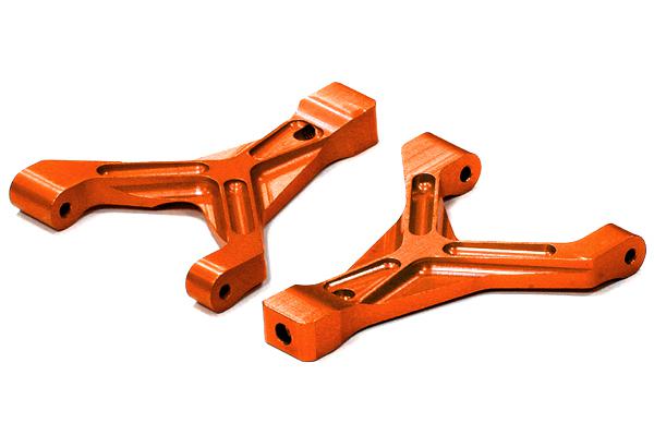 T3553ORANGE Billet Machined T2 Front Upper Arms for Traxxas 1/16 Slash VXL & Rally - Image 1