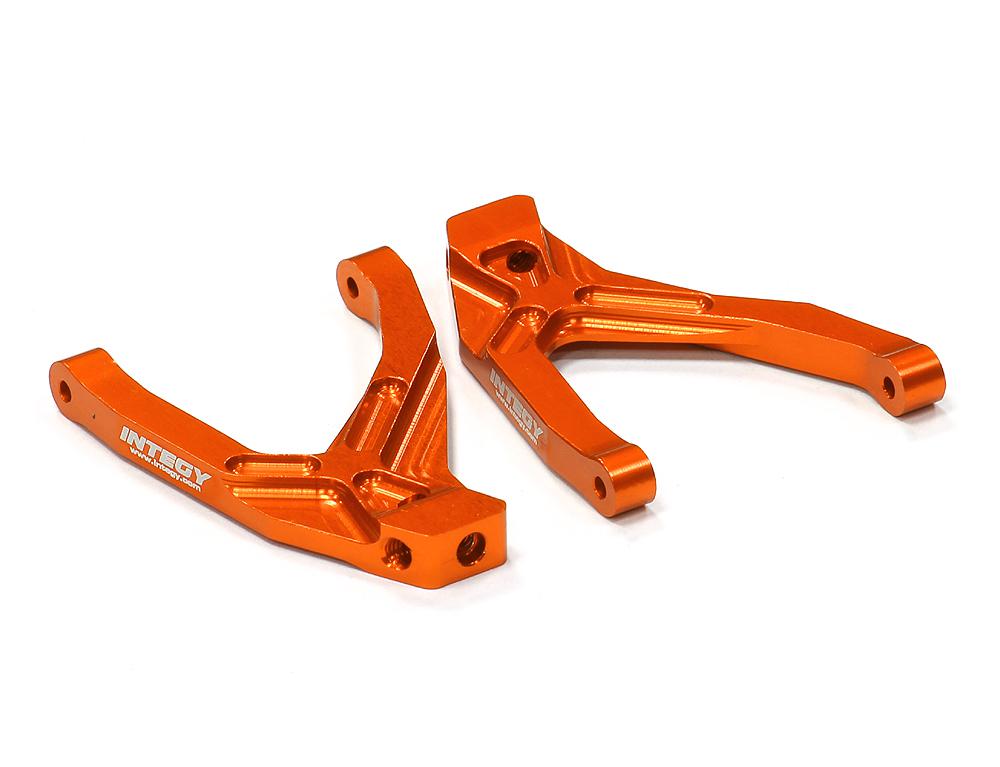 T3555ORANGE Billet Machined T2 Rear Upper Arms for Traxxas 1/16 Slash VXL & Rally - Image 1