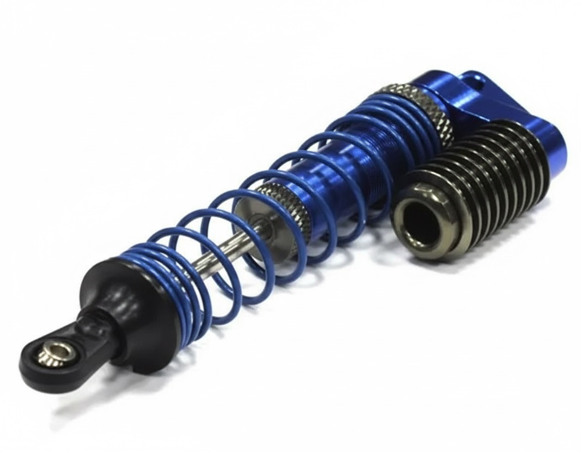 T3629BLUE.1 Super-Duty MSR5 Shock Set (1) for Team Associated 1/8 Monster GT Truck - Image 1