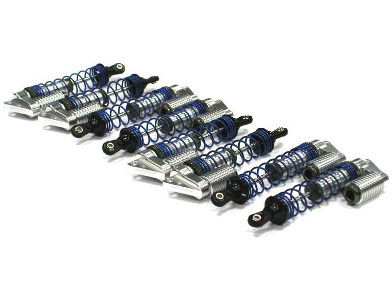 T3629SILVER SuperDuty MSR5 Shock Set(8) E/T-Maxx 3905 3906 3098 4907 4909 4910 (L=108) 3762A - Image 1