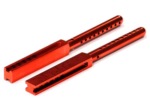 T3799RED Alloy Long Body Post (2) for E/T-Maxx 3.3 (3905, 3906, 4908, 4910 v3 v4) 4914R - Image 1