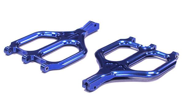T4085BLUE Machined Upper Suspension Arms for E-Maxx 3903 3908, T-Maxx 4908 4907 4910 5131R - Image 1