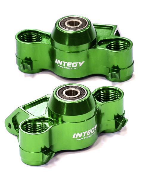 T4126GREEN Billet Machined Aluminum Axle Carriers for T-Maxx 4908 4907 & E-Maxx BL 5334 - Image 1