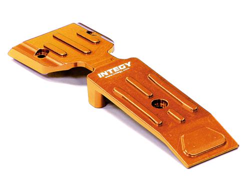T4128ORANGE Billet Machined Aluminum Front Mid Skid Plate 1/10 E-Revo & Revo 3.3 5337 - Image 1