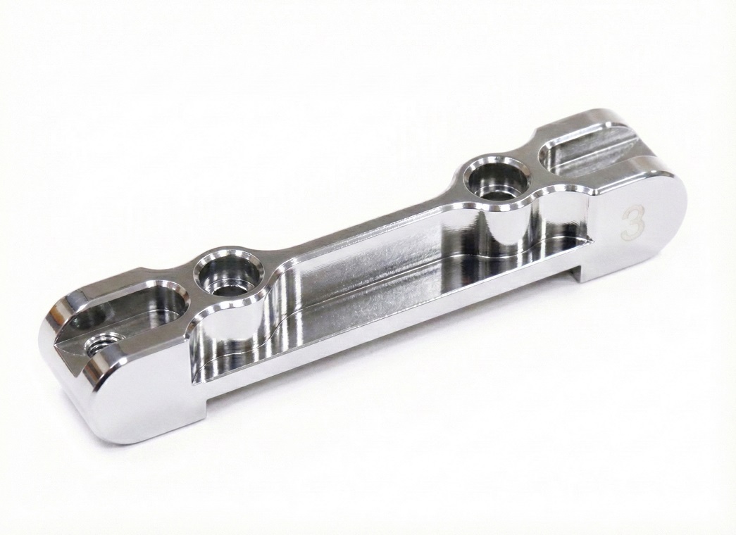 T6610SILVER 3Degree Suspension Mount for HPI Nitro Firestorm, E-Firestorm & Blitz - Image 1