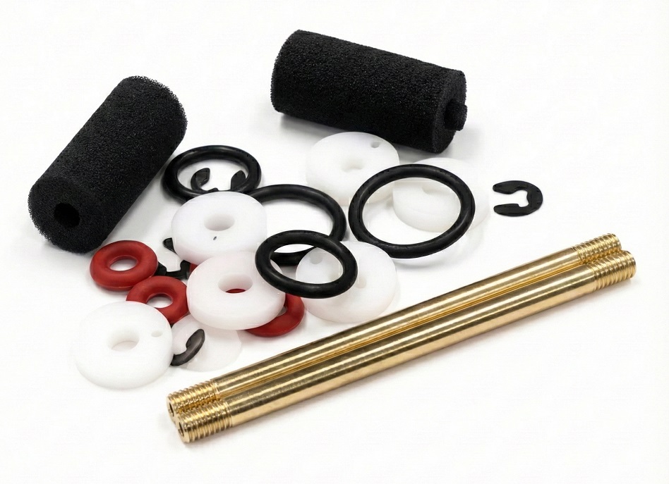 T6664 Front Piggyback Shock Rebuild Kit (2) for T6647 Type HPI Blitz Shocks - Image 1