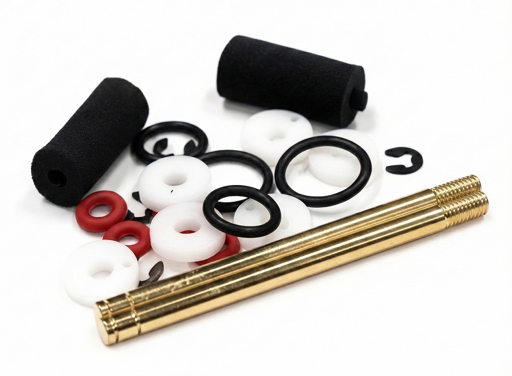 T6665 Rear Piggyback Shock Rebuild Kit (2) for T6648 Type HPI Blitz Shocks - Image 1