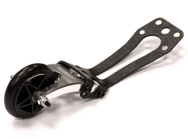 T6670SILVER Billet Machined Wheelie Bar Set for HPI 1/10 Nitro Firestorm - Image 1