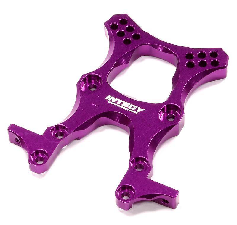 T6680PURPLE Billet Machined Front Shock Tower for HPI 1/10 Blitz Short Course Truck - Image 1