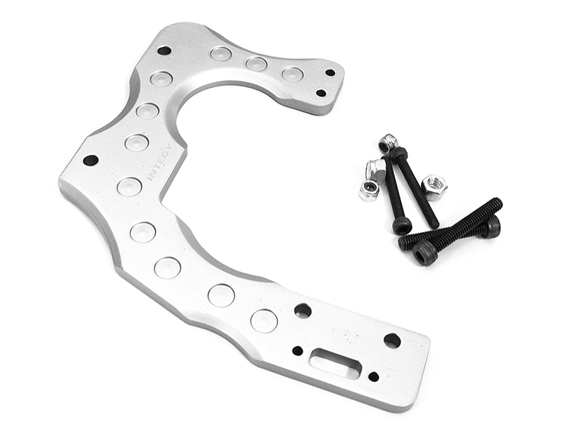 T6781SILVER Billet Machined Chassis Part B for Traxxas 1/10 Nitro Stampede 2WD Truck 4130 - Image 1