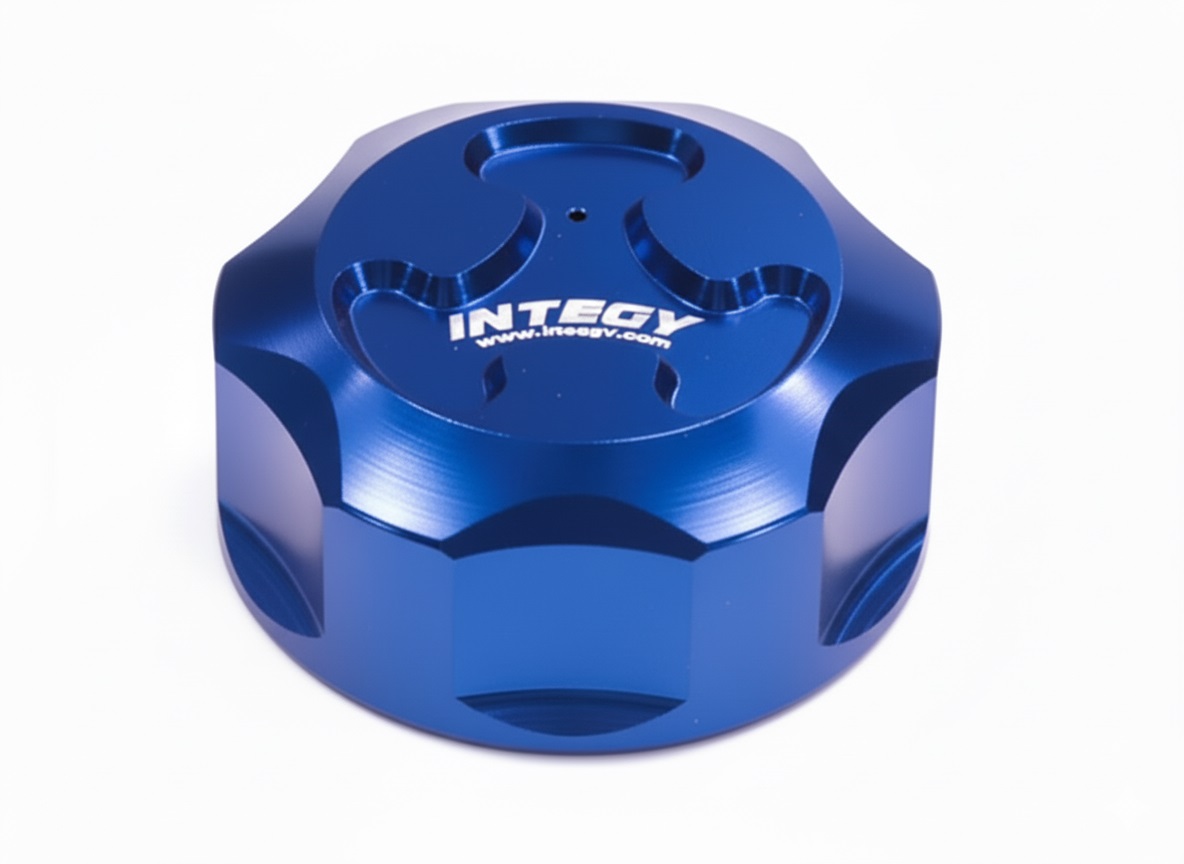 T6811BLUE Billet Machined Alloy Gas Tank Cap for HPI 1/5 Baja 5B Buggy - Image 1