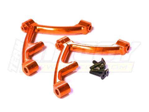T6812ORANGE Billet Machined Alloy Front Shock Tower Support for HPI 1/5 Baja 5B Buggy - Image 1